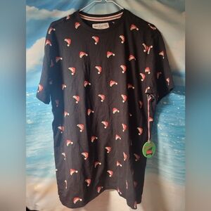 Free Planet NWT‎ Santa Hat Tshirt Christmas Mens Size Large